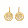 Lattice Disc Earrings