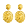 Golden Halo Statement Earrings