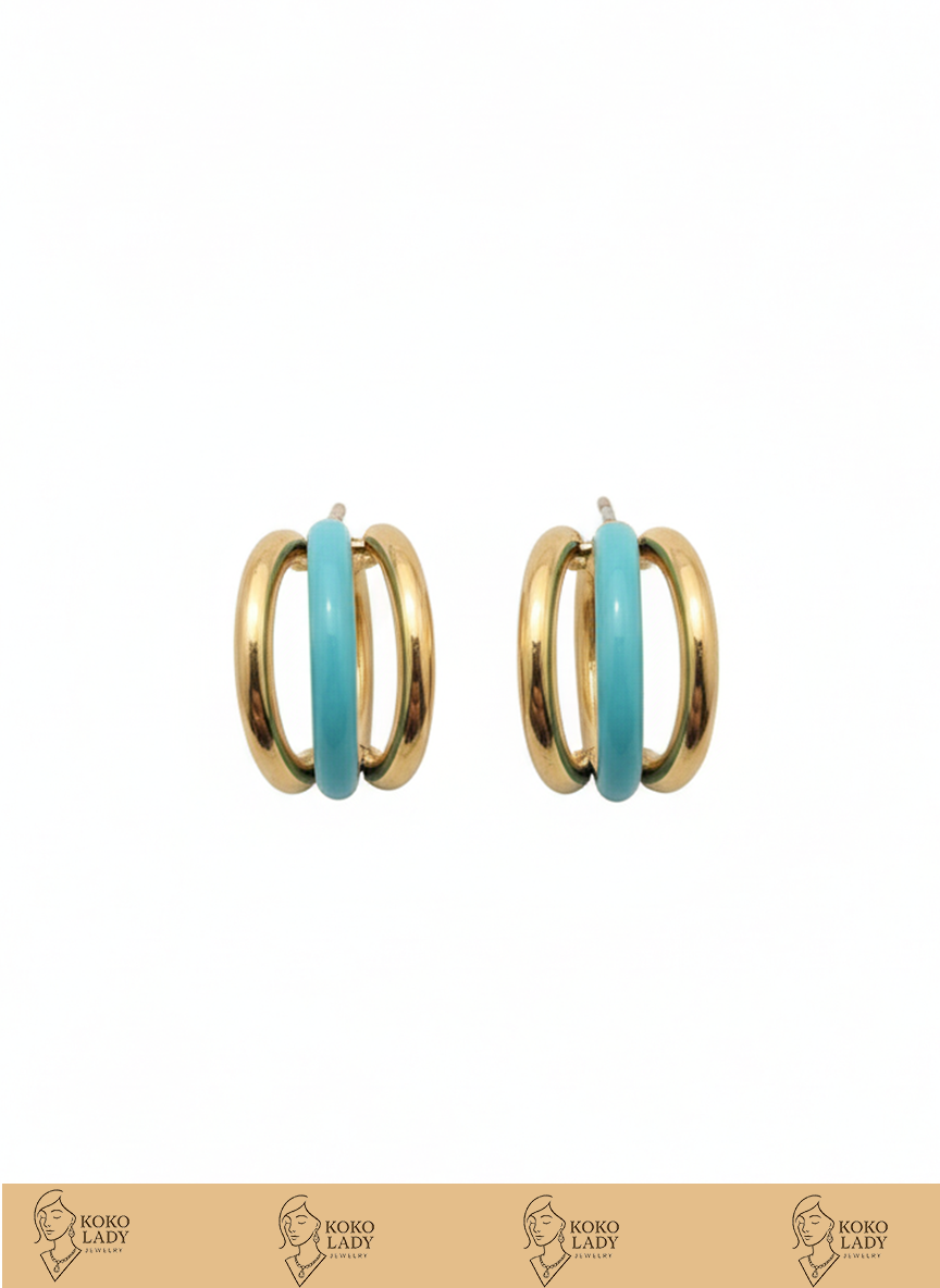 Azure Groove Earrings