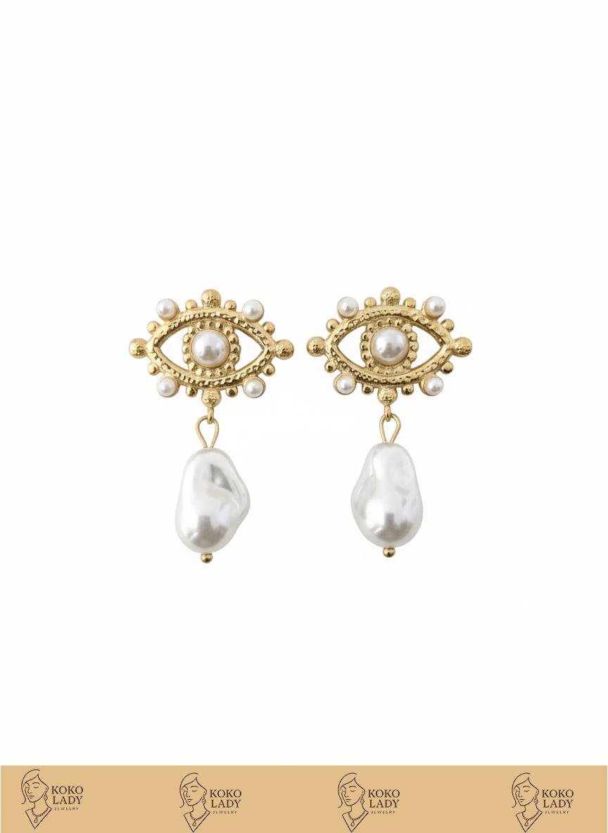 Baroque Pearl Earrings